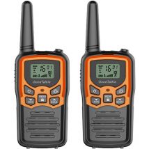 Jalleria - Talkie Walkie Longue Portée 5KM, Camping Accessoires Talkie Walkie Adulte Enfants Radio Talkie Walkie Chasse avec Lampe de Poche