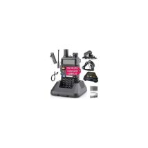 Talkie-walkie – Noir – Portée, Alimentation électrique, Autonomie, Nombre de canaux, Puissance, Longueur – BANBAO
