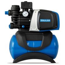 Tallas D-BOOST 850 Hauswasserwerk - 3.180 L/Std. - 850W - Förderhöhe 43 m - Automatische Ein- / Ausschaltung - Inkl. Wasserfilter - Gartenpumpe