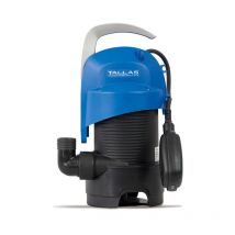 Tallas - d-dw 400 Schmutzwasserpumpe - 8.400 L/Std. - 440W - Förderhöhe 7 m - Korngröße 30 mm - Mit Schwimmer - Tauchpumpe