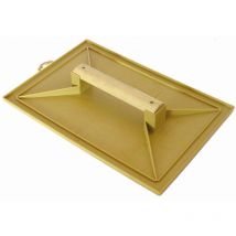 Mob Mondelin - Taloche jaune rectangle 28x41mm plastique poignée bois 311100