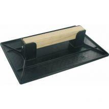 Outibat - Taloche plastique noire rectangulaire 26 x 42cm