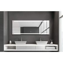 Talos - King Badspiegel mit Beleuchtung – led Badezimmerspiegel 160x60 cm – Wandspiegel mit beleuchteten Kosmetikspiegel – Spiegel mit Lichtfarbe