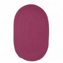 Tam tam - Tapis en coton réversible effet cordage prune 50x80