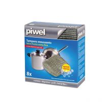 Tampons laine d'acier avec savon x8 - TAMPEL