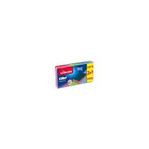 Tampon à récurer 2+1 Glitzi Colors pour une variété de surfaces (Pack de 3)