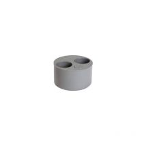 Nicoll - Eingebauter PVC-Reduzierpuffer, männlich 100 mm, weiblich 40/40 mm.