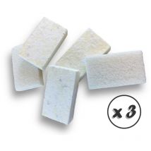 Tampon sur éponge duo Mélamine Idéal pour nettoyage double action Lot de 15 éponges Élimine les taches tenaces avec facilité Kibros 800920x3