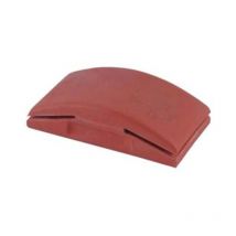 P&g - Tampone in gomma per carta abrasiva con fissaggio manuale - mm.125x70 pg 339.70 Pg