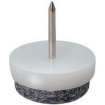 Tampons feutre blanc 25mm (Par 100)