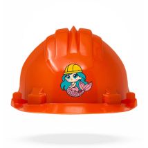 Tams Kinderhelm - Drehverschluss Orange Meerjungfrau