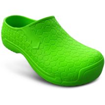Tams Unisex Gartenclogs "hex" Aus Leichtem Eva Hellgrün 38