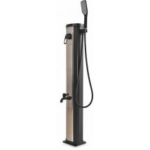 Frankystar - Tanaga Bronze 20 - 20L Low Solar Gartendusche mit Dusche und Fußwaschung Wasserhahn