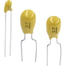 CA42-334M035AB Tantal-Kondensator tht 2.5 mm 0.33 μF 35 v 20 % (b x h) 4 mm x 14 mm 1 St. - Tancap