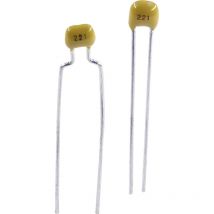 CT4-0805Y104M500A1 Keramik-Kondensator tht 100 nF 50 v 20 % (b x h) 4.2 mm x 25 mm 1 St. - Tancap