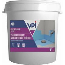 Tanchéité liquide sous carrelage VPI crylétanche V735 sel idéal pour douche italienne Conditionnement: 25 kg