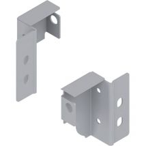 Tandembox Antaro Rückwandhalter Höhe n Möbelbeschlag Stahl grau 2-teilig - Blum