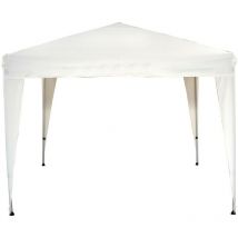 Tangeri gazebo estensibile alluminio 3X3 m bianco