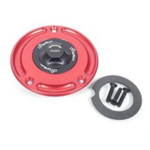Tankdeckel Lightech Racing Rot Für Motorrad Suzuki 600 Gsxf Neu