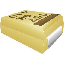 T491B476K010AT Tantal-Kondensator smd 47 μF 10 v 10 % 1 St. Tape cut - Kemet