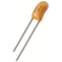 Tantal-Elko 1μF, 35V, radial, rm 2.54, TS19001V010MSB0A0R - Suntan