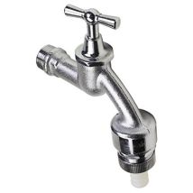 Valvola SCREP in Ottone Opaco-Cromato – 12,7 mm (1/2") – Filettatura Plomberie – SANITOP WINGENROTH