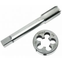 Ontway - Tap and die set 5/8''-24 right-hand thread made of high speed steel for thread restoration, model: 1 set