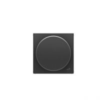 Tapa boton regulador giratorio negro soft Niessen sky 8560.2 ns