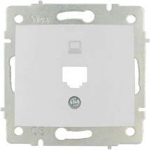 Tapa Chasis Toma Datos RJ45 Empotrar Blanco Solera