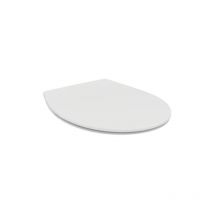 Ceramica Dolomite - Tapa de inodoro blanco brillo con bisagras de plástico - Ideal Standard Eurovit
