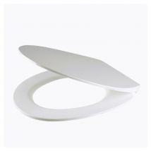 Esip - Tapa de wc Diseño Delgado, Asiento para Inodoro de Cierre Suave, Tapa de Inodoro Universal, Bisagras Ajustables, Liberación Rápida, Fácil de