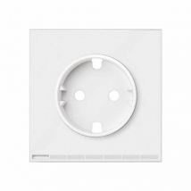 Simon - 100 Tapa iO para la enchufe schuko blanco mate 10002041-230
