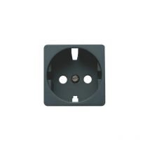 Tapa para enchufe 2P+TT caoba BJC 16724-M