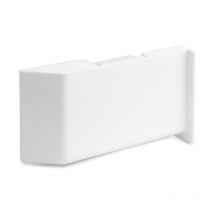 Indaux - tapa plástico scarpi-4 blanco / antracita mano izquierda acabado blanco