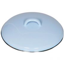 Tapa Riess con borde cromado Ø18cm Classic Azul Pastel