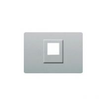 Tapa toma RJ11 o RJ45 PLATA LUNA BJC Coral 21782-PL