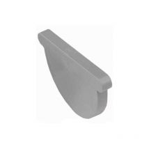 Tapa Universal Gris pvc Canalón Ferroplast Canalon: 33Ø
