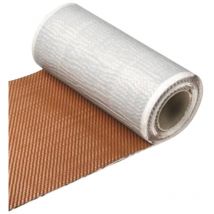 BWK - Tapajuntas autoadhesivo en rollo Ecowaflex b.w.k. - aluminio lacado - 5 m x 300 mm - rojo ladrillo - 1000002826