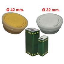 Tapas De Plástico Para Latas – Diámetro 42 Mm – Pack De 10 Piezas – Para Cierre Hermético