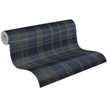Homemaison - Geometrische Tapete Blau 379194 379194