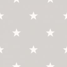 Tapete Friends & Coffee Little Stars Dunkelgrau und Weiß Noordwand