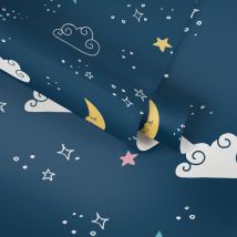 Wolkentapete Blau 381411 381411