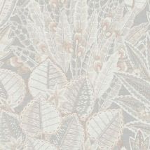 Tapete Mario Blumen M1-No.11156 Vlies Grau Beige Tadessi 10.05 m x 0.53 m