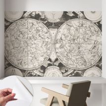 Tapete Selbstklebend - Fototapete Mit Motiv - Wandtapete Modern - Wandgestaltung Sternenkarte 104x70 Cm