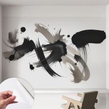 Tapete Selbstklebend - Wandtapete Modern - Tapete Mit Motiv - Tapete Schlafzimmer Abstrakter Ausdruck 152x104 Cm