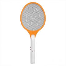 Jeffergarden - Tapette à moustiques électrique rechargeable sans fil Bug Zapper Racket Insects Killer Orange