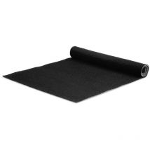 Teppichläufer 'Torrance' - Breite 200 cm - 2 mm dick - Schwarz