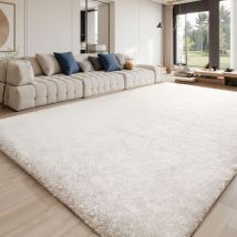 Iztoss – Tapis Shaggy 160x230 Cm – Tapis Moelleux Épais Antidérapant Pour Salon, Chambre Ou Couloir – Surface Veloutée Et Mousse Haute Densité