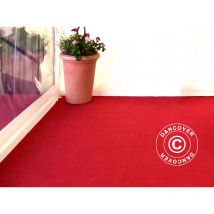 Dancover - Tapis 2x12m, Rouge, 400g