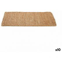 Giftdecor - Tapis 65 x 45 cm marron (10 pièces)
